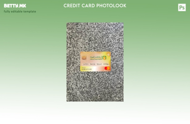 модерен стил на Египет Националната банка мастер карта photolook преден шаблон